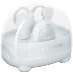 Kikkaboo Baby Maniküre-Set Bär, Nagelschere, Nagelknipser, Nagelfeile, ab Geburt blau