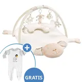Fehn 3D Activity-Decke Schaf - Baby Love + GRATIS Strampler & Shirt- Let ́s have a Party