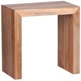 Wohnling Beistelltisch Holz Akazie 60,0 x 35,0 x 60,0 cm