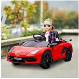 Homcom Elektroauto Lamborghini Aventador SVJ Roadster 12V rot (1-tlg)