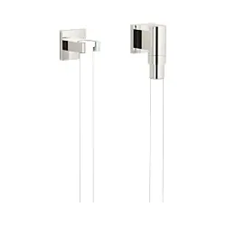 Dornbracht Water Modules Wandanschlussbogen 27822979-08 mit Schlauchhalterung, mit Einzelrosette, platin