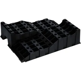 Froli Stufenkeil XL Auffahrkeile 15 cm Schwarz