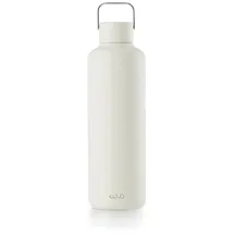 Equa Timeless Trinkflasche, Edelstahl, 1000ml, BPA-frei, auslaufsicher, haltbar, multifunktional, Gebrochenes Weiß,