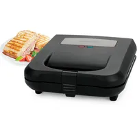 EMERIO ST-130038 Sandwichmaker Antihaftbeschichtung, BPA-frei Schwarz