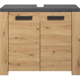 trendteam Waschbeckenunterschrank 2 Türen 79 x 67 x 35 cm Artisan Eiche