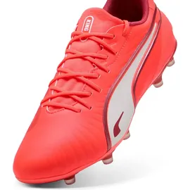 Puma King Match AG/FG Herren Glowing Red/White 39