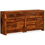 vidaXL Sideboard Massivholz 160x35x75 cm