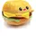 Joy Toy Yummis Patty Burger 20 cm Beige