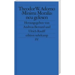 Theodor W. Adorno. »Minima Moralia« Neu Gelesen - Theodor W. Adorno, Taschenbuch