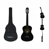 vidaXL Klassikgitarre für Anfänger Kinder mit Tasche Schwarz 1/2 34"