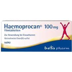 Haemoprocan 100 mg 50 St