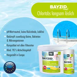12x 1 kg  Chlortabs 20g langsam löslich
