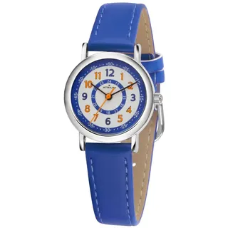 Atrium Kinder-Armbanduhr Analog Quarz Jungen Kunstleder A31-102 blau