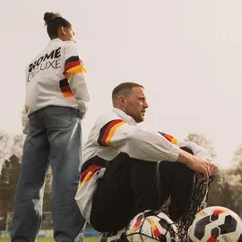 Home Deluxe Deutschland Jacke 2026 Weiß Unisex Gr. S