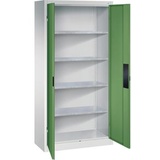 Californian Products CP Stahlschrank 8920-052 S10204 lichtgrau, rededagrün 93,0 x 40,0 x 195,0 cm, aufgebaut