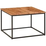KADIMA DESIGN Couchtisch Industrial Beige Akazie 60 x 41 x 60 cm
