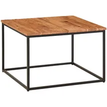 KADIMA DESIGN Couchtisch Industrial Beige Akazie 60 x 41 x 60 cm