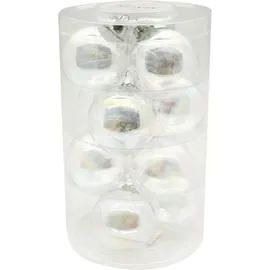 Inge-Glas® Inge-glas Weihnachtsk 6cm/12Stk. Irisierend