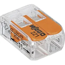 WAGO Compact-Verbindungsklemme bis 4 mm2 100 St. 221-412