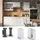 Vicco Apothekerschrank Fame-Line 30 x 51,6 x 82 cm Weiß Hochglanz