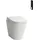 Laufen Cleanet Meda Stand-Dusch-WC mit WC-Sitz Weiß spülrandlos