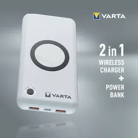 Varta Wireless Power Bank 20000 mAh weiß