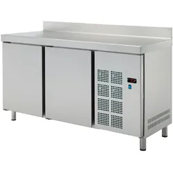 Kühler pastry-tisch edelstahlarbeitsplatte 2 türen - 1480x800x850 mm - 220 W 230/1V - 71342170 Eurast