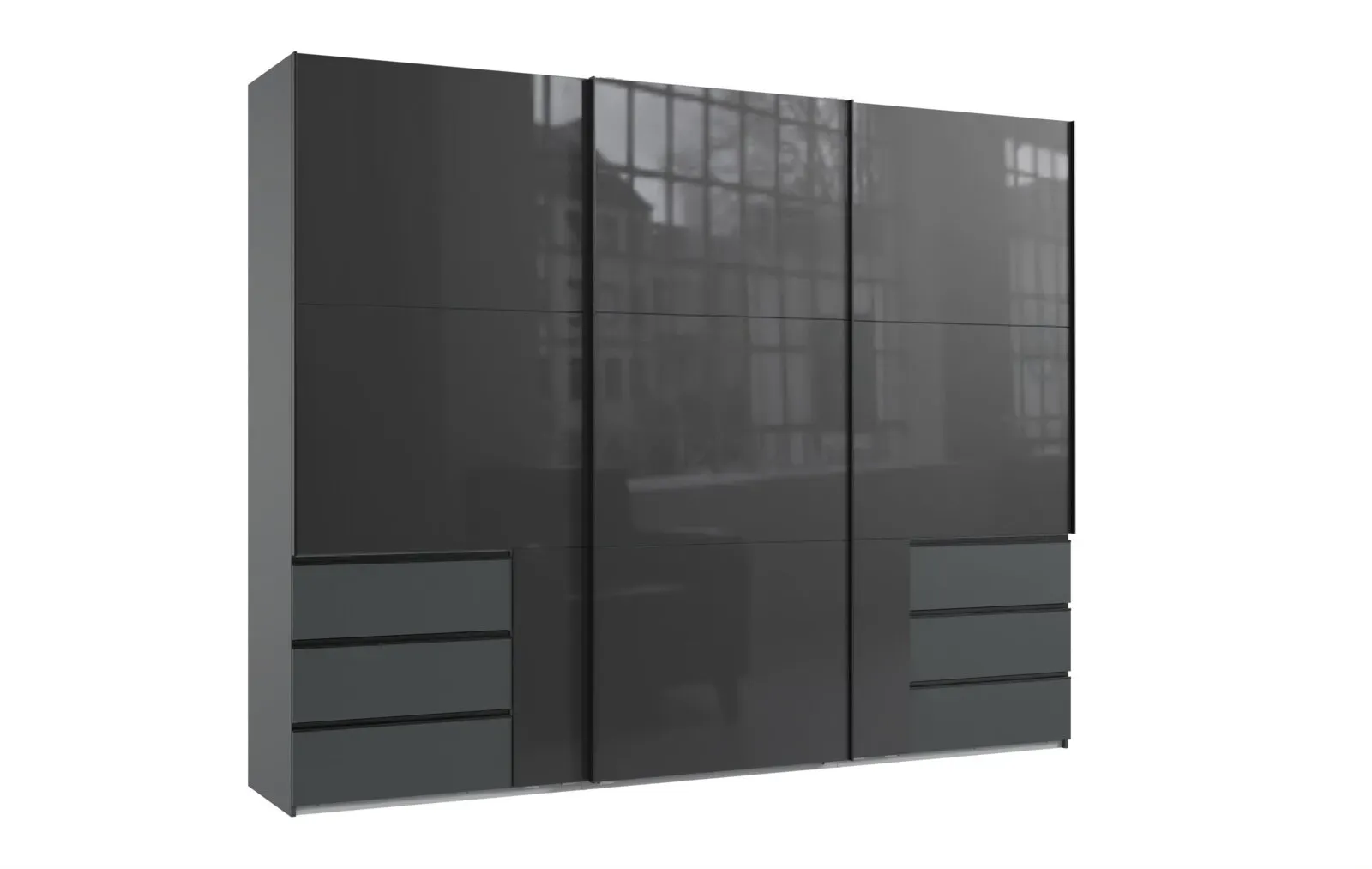 MID.YOU Schwebetürenschrank LEVEL 36 - B/H/T ca. 300,00x236,00x64,00