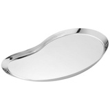 Georg Jensen Indulgence Edelstahltablett – Stilvolle, hochglanzpolierte Servierplatte für Speisen und Getränke – entworfen von Helle Damkjærs