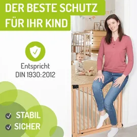 Bomi Treppenschutzgitter Miko 63-161 cm Braun