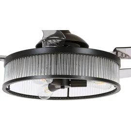 Fanaway Corbelle 122 cm Deckenventilator schwarz/transparent