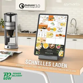 4smarts VoltDock Tablet-Dockingstation schwarz