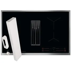 AEG OCH84XBKIT Induktion 80cm + Umluft-InstallationsKit