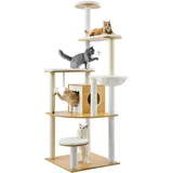 Vevor Kratzbaum 600 x 600 x 1750 mm grau