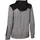 Select Kapuzen-Sweatjacke Oxford Damen grau/schwarz XL