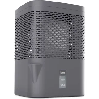 bonaura.de AirOne Granulat Luftentfeuchter bis 23m2: Titanium Gray - Grau