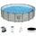 BESTWAY Steel Pro Max Frame Pool Set 549 x 122 cm steinoptik inkl. Filterpumpe