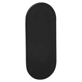 SOTech Blindrosette oval Edelstahl Schwarz 65x28