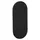 SOTech Blindrosette oval Edelstahl Schwarz 65x28
