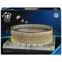 Ravensburger Puzzle - 3D Puzzle Iconics: Kolosseum Rom - mit Licht