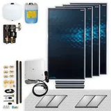 Wolf Solar Paket 9,2 m2 mit 4 Flachkollektoren TopSon F3-1, SM1-2 Regelung