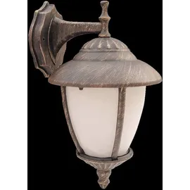 Rabalux Außenwandleuchte Metall 37,0 cm E27 dimmbar IP43 gold-weiß