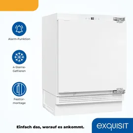 Exquisit UKS130-4-FE-010E Unterbaukühlschrank (121 l, 823 mm hoch)