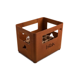 höfats Feuerkorb BEER BOX, (Feuerkorb rostig), 38 × 28 × 30 cm, Cortenstahl