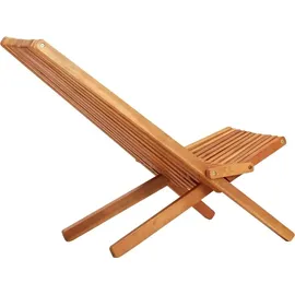 vidaXL Gartenstuhl 61,3 x 123,2 x 24,2 cm braun 2 St.