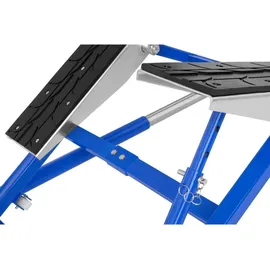 MSW Hebebühne Gummi, Stahl 1.500 kg blau