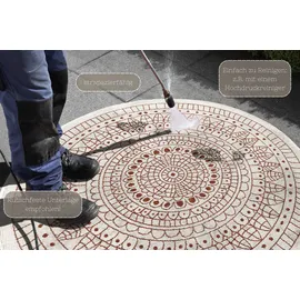 HANSE HOME Porto Wendeteppich Ø 100 cm Braun