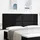 vidaXL Kopfteil Schwarz 200 cm Stoff 3338555
