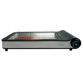 Sogo Flachtoaster Schwarz