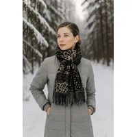 COLLEZIONE ALESSANDRO Winterschal " Leo " in braun | Gr.: onesize